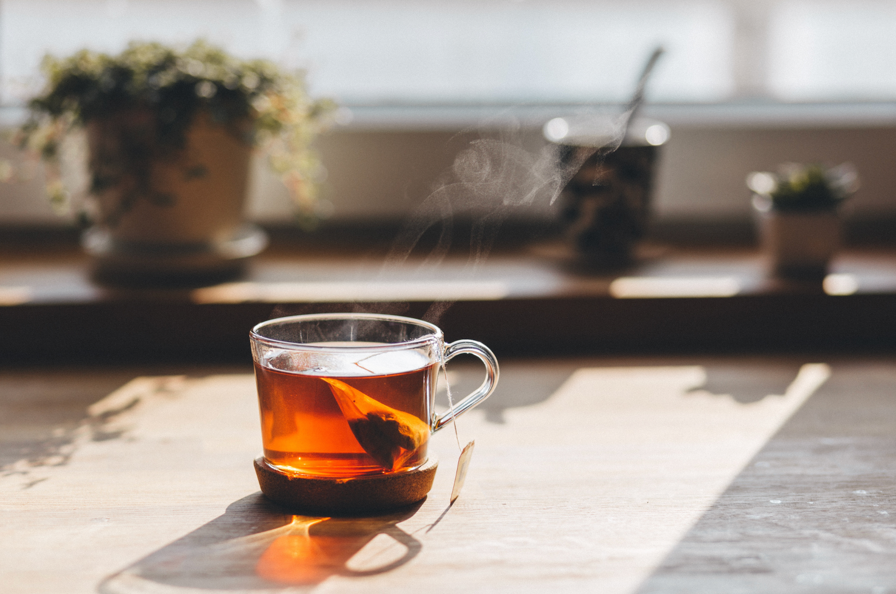 Caffeine-free green tea is very good for your health.