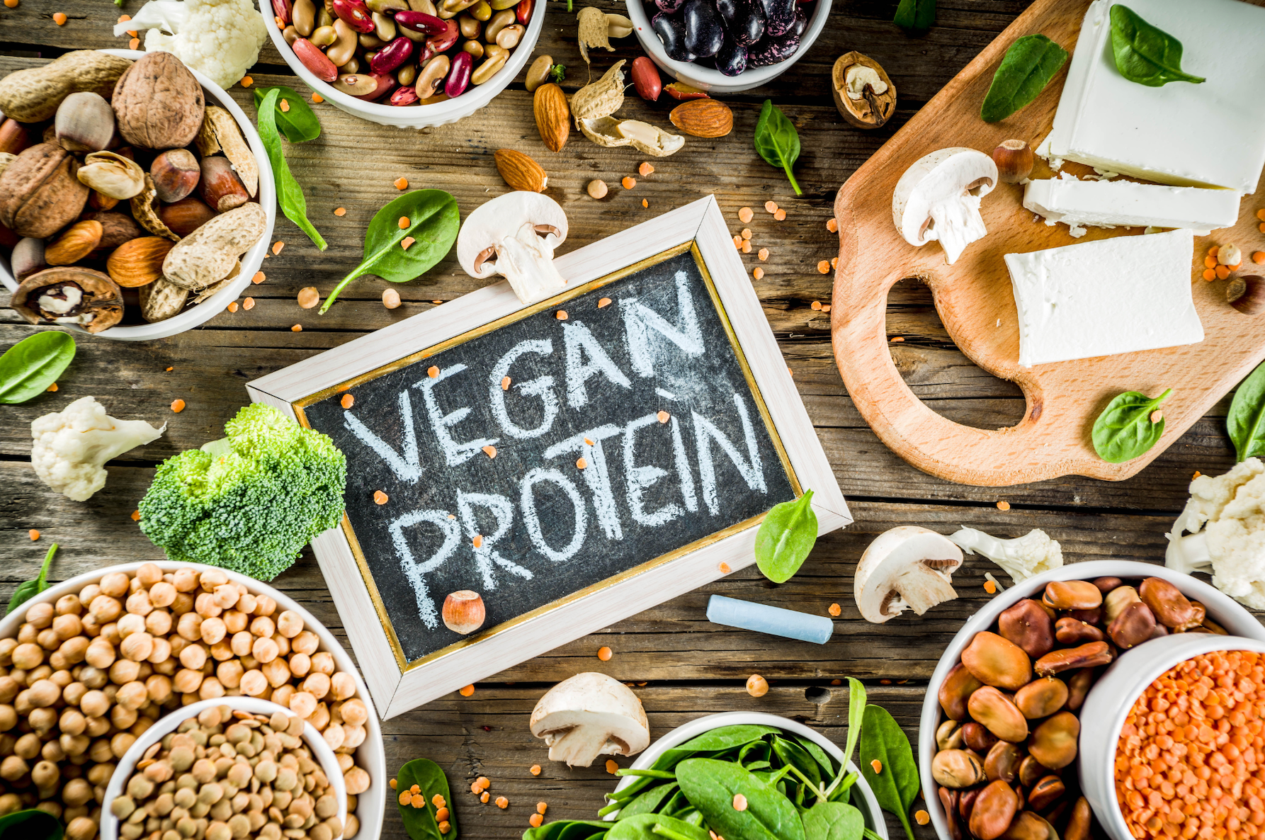 Vegan proteins are easy to substitute with plant-based ones.