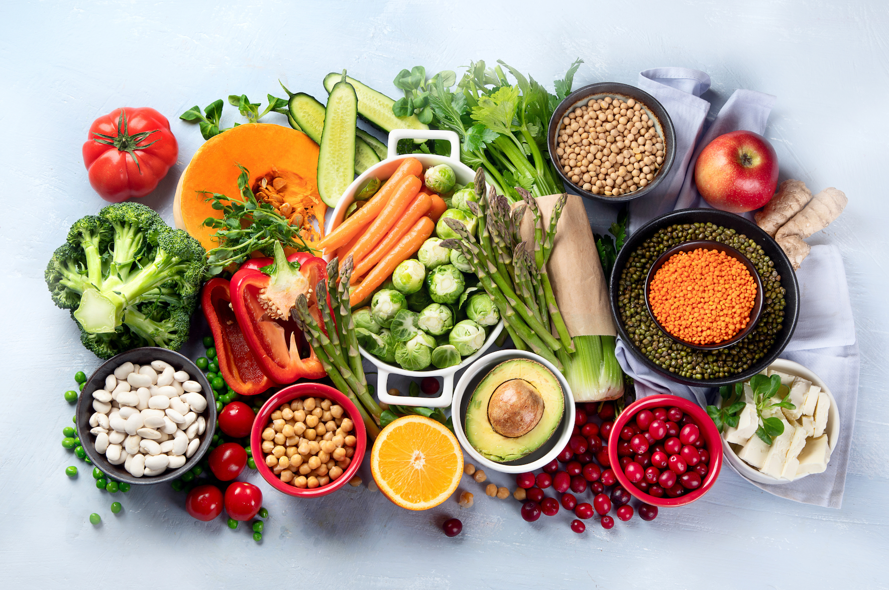 Salads and raw vegetables are an easy way to start eating raw!
