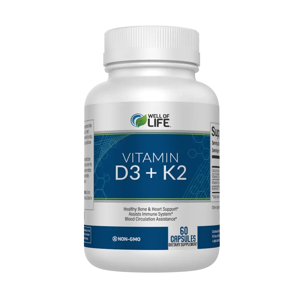 The Well Of Life D3 and K2 Vitamin Supplement is quality and you should add this to your regime. 