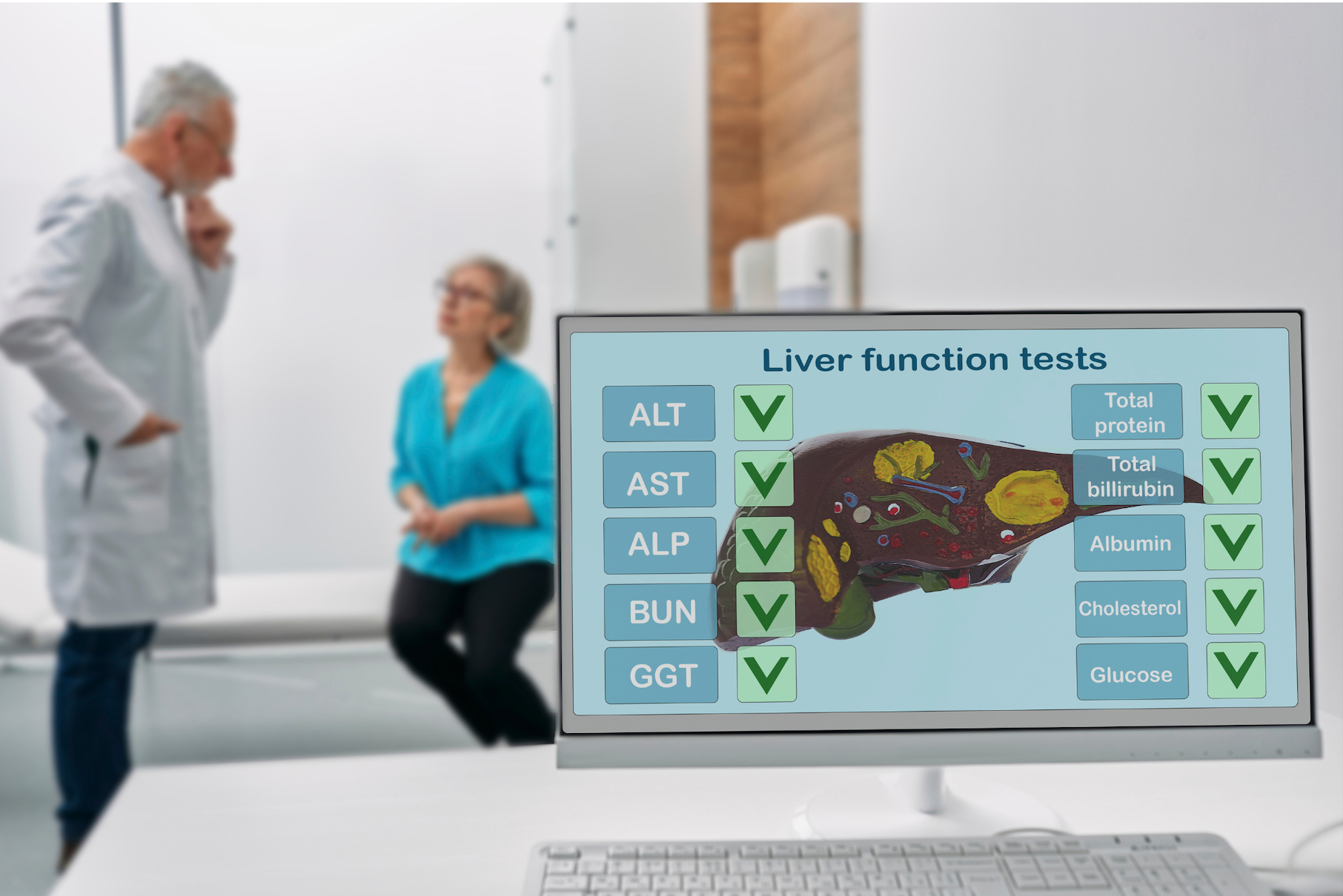 Liver function tests can act as an early warning sign of FLD if done regularly. 