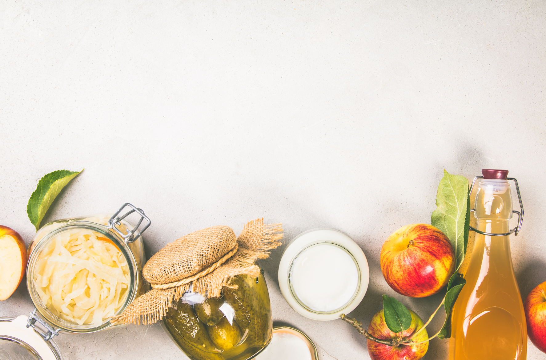 Probiotic rich foods such as sauerkraut and kimchi can be added into your daily food plan.